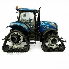 Tractor New Holland T7.225 Blue Power con orugas - Miniaturas 1:32 - UH 5365