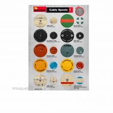 Kit bobinas de cable - Para Maquetar - Miniatura 1:35 - MiniArt 35583