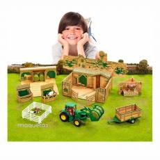 Juego de granja en caja John Deere - Juguete - Britains 43257