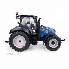 Tractor New Holland T5.140 Blue Power - Visión panoramica - Miniatura 1:32 - UH 6223