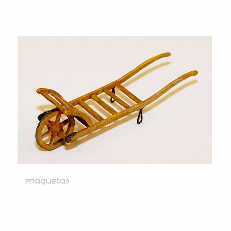 Kit carretilla de madera - Para Maquetar - Miniatura 1:35 - Plus Model EL051