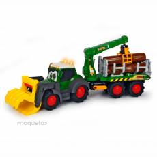 Tractor Fendt forestal - juguete 65 cm luz y sonido - Dickie Toys 3819003