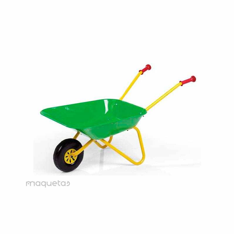Carretilla verde de metal - Juguete - Rolly Toys 271801