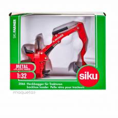 Brazo excavador para tractores - Miniatura 1:32 - Siku 2066
