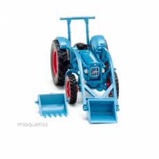 Tractor Eicher King Tiger con cargador frontal - azul claro - Miniatura 1:87 - Wiking 087104