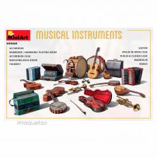 Instrumentos musicales - Para Maquetar - Miniatura 1:35 - MiniArt 35622