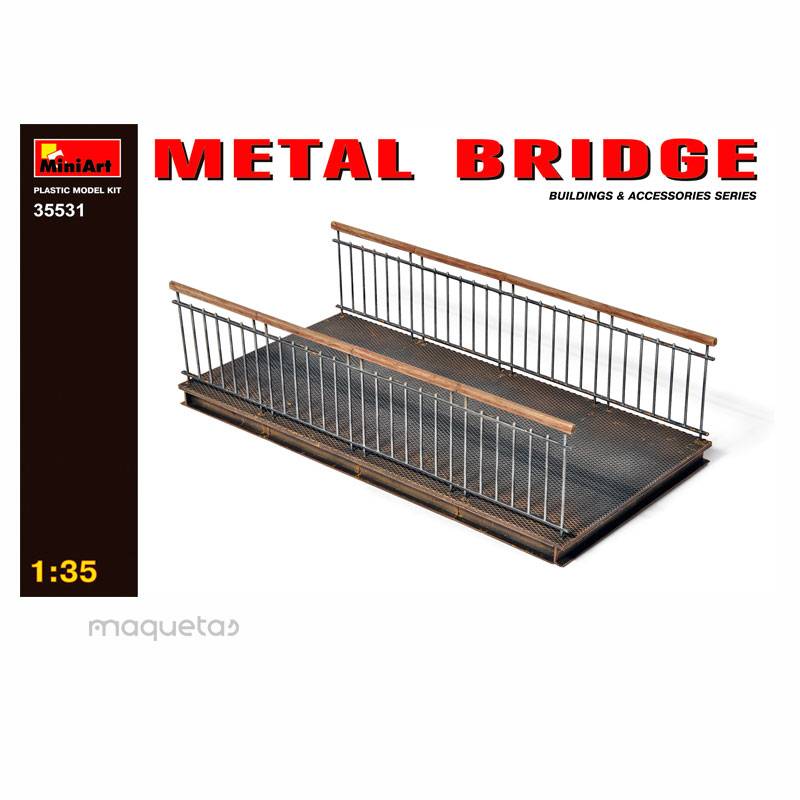 Puente de metal - Para Maquetar - Miniatura 1:35 - MiniArt 35531