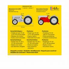 Kit tractor Ferguson TE-20 ó FF30 - Para Maquetar - Miniatura 1:24 - Heller 81401