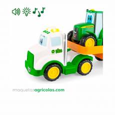 Camión transportando tractor Johny - Juguete - Britains 47207