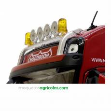 Cabeza tractora Volvo FH16 4x2 Nooteboom roja - Miniatura 1:32 - Marge Models 1810-03-01