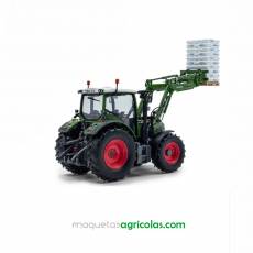 Tractor Fendt 514 Vario con pala y palet de semillas de maíz - Ed. Limitada 750 - Miniatura 1:32 - UH 6448