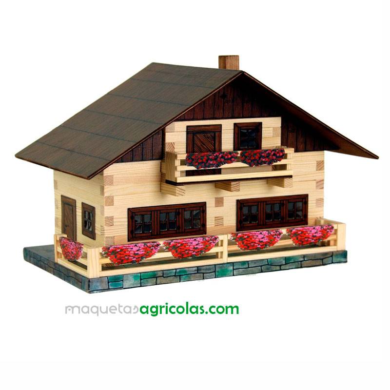 Casa alpina de madera para construir - Miniatura 1:32 - Walachia 43