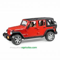 Todoterreno Jeep Wrangler Unlimited Rubicon  - Miniatura 1:16 - Bruder 02525
