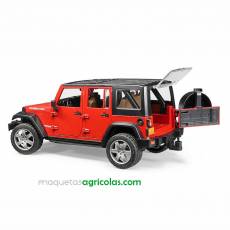 Todoterreno Jeep Wrangler Unlimited Rubicon  - Miniatura 1:16 - Bruder 02525