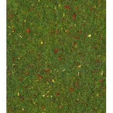 Alfombra de HIERBA prado de flores 100x200 cm - Miniatura Heki 30922