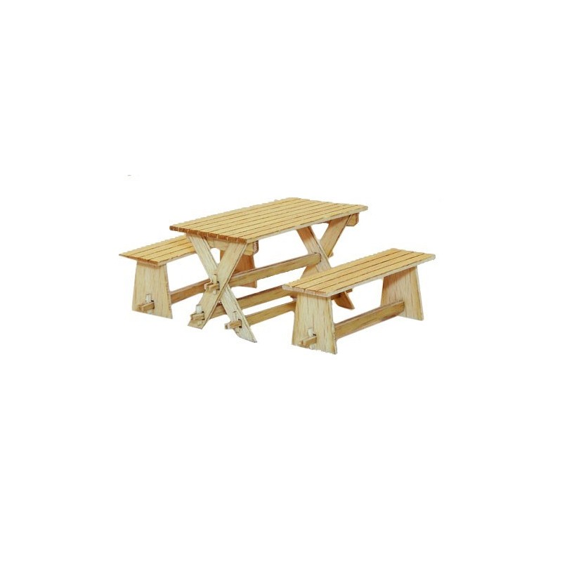Muebles de Jardín - Para Maquetar - Miniatura 1:35 - Plus Model 414 - 6791414