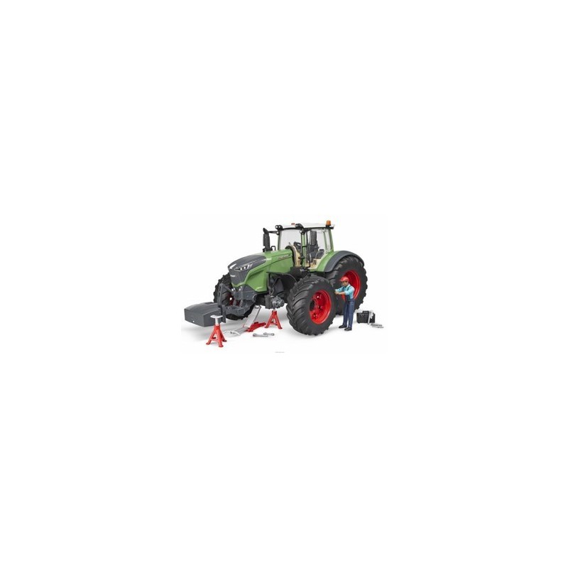 Tractor FENDT 1050 con ruedas desmontables y mecánico - Miniatura 1:16 - Bruder 04041