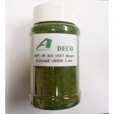 Bote de HIERBA 3 mm color verde medio 500 cc - Miniaturas 1:32 - Artisan 05303