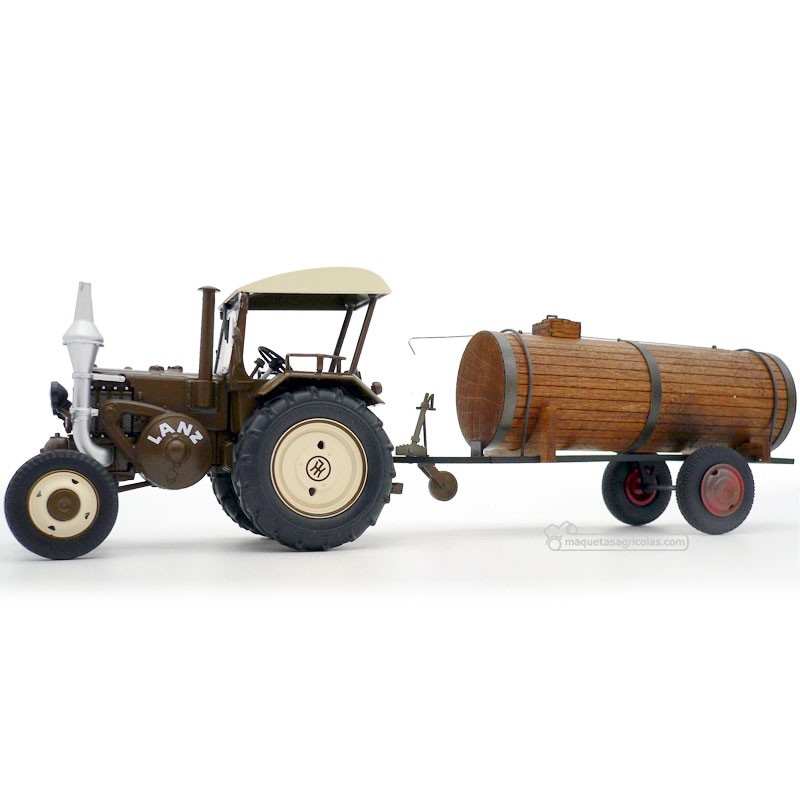 Tractor Lanz Bulldog con techo y cuba de estiércol - Miniatura 1:32 - Schuco 450769900